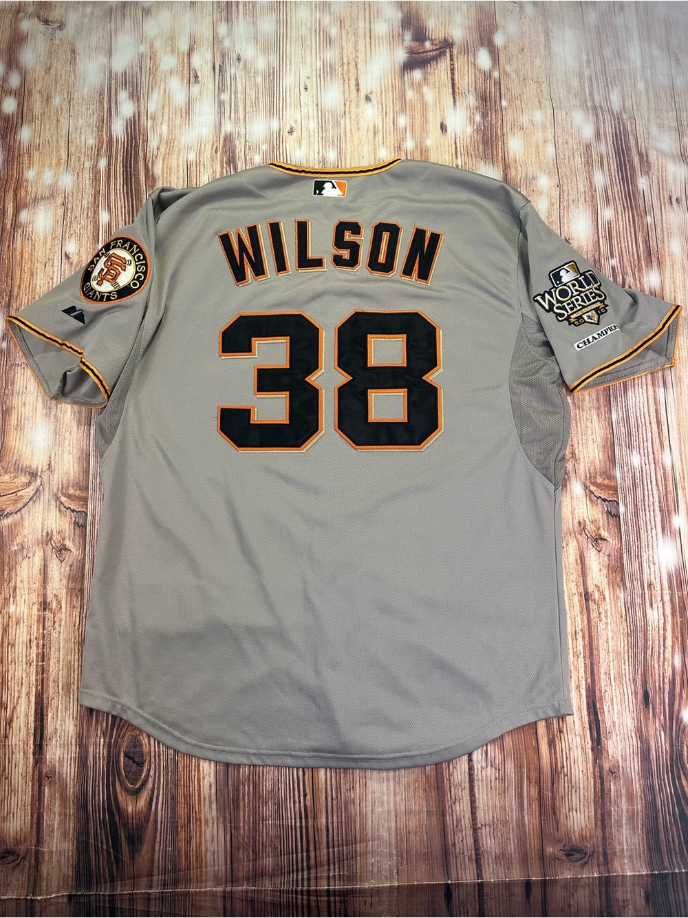 Majestic San Francisco Giants Brian Wilson 2010 World Series Jersey Size 46